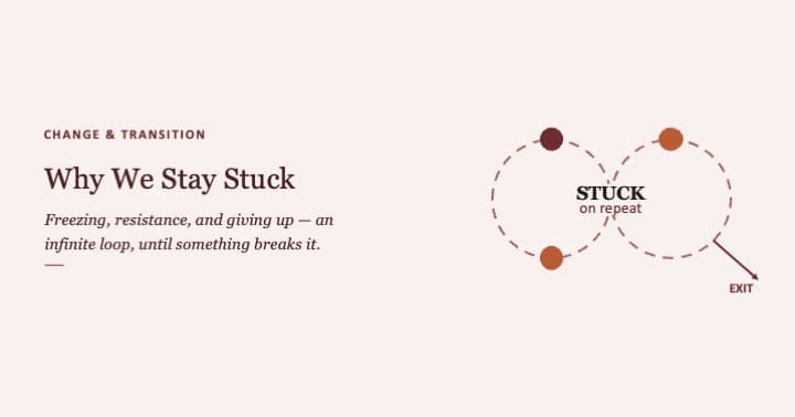 Ever feel stuck? Here's the pattern I keep seeing